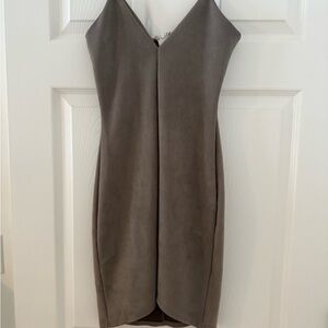 Taupe Bodycon Dress